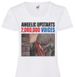 Angelic Upstarts "Two Million Voices" (Chica/T-shirt Blanca)