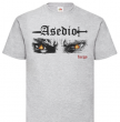 Asedio "Fuego" (Hombre/T-shirt Gris)