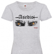 Asedio "Fuego" (Chica/T-shirt Gris)