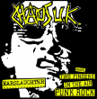 Chaos UK "Earlslaughter/100% Two Fingers In The Air Punk Rock" (White/Black Splatter Vinyl)