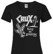 Crux "Keep On Running" (Chica/T-shirt Negra)