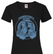 Common People Records "Love Affair" (Chica/T-shirt Negra)