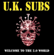 UK Subs "Welcome to the 2.0 World" (Logo amarillo)